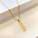 COLAR PLACA AMOR/PAZ